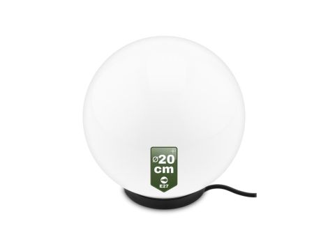 Lampa Oprawa Ogrodowa Zewnętrzna KULA LED 20CM E27 IP65 LUMIKULA2 LUMILED