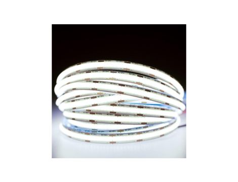 Taśma LED Pasek COB 12V 250W 9600LED Zimna 8mm 25m