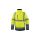 Kurtka ostrzegawcza, wodoodporna i oddychająca z poliestru RIPSTOP Stretch, kl.3 kolor Żółty Fluo-Szary, rozmiar: 4XL, TRACKJA4X
