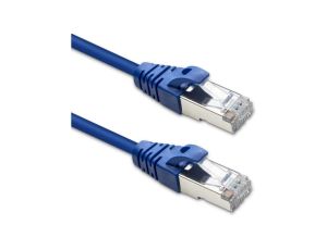 Qoltec Kabel Patchcord FTP CAT6 2 x RJ-45 1m High speed Gold Ekranowany