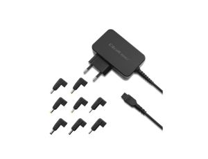 Qoltec Uniwersalny zasilacz do laptopa 30W Automatyczny MultiPlug 8 wtyczek