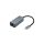 Qoltec Adapter USB-C na RJ45 Ethernet 1000Mb/s Aluminiowa obudowa