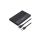 Qoltec Aluminiowa Obudowa Kieszeń na dysk SSD HDD 2.5 SATA USB 3.0 Super speed 5Gb/s 2TB Czarny