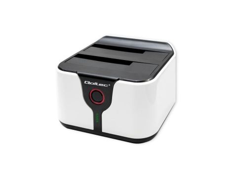 Qoltec Stacja dokująca do dysków HDD SSD 2.5 3.5 SATA III USB 3.0 Super speed 5Gb/s z funkcją Klonowania offline