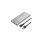 Qoltec Aluminiowa Obudowa Kieszeń na dysk M.2 SSD SATA NGFF USB 3.0 Super speed 5Gb/s 2TB Srebrny