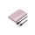 Qoltec Aluminiowa Obudowa Kieszeń na dysk SSD HDD 2.5 SATA USB 3.0 Super speed 5Gb/s 2TB Różowy