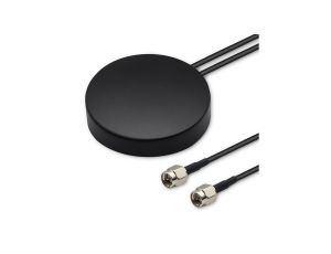 Qoltec Antena GPS + 4G, GLONASS dookólna 28dBi 50W 2 x SMA męski Zewnętrzna