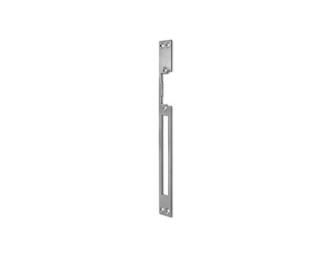 Qoltec Dwustronny prosty szyld do elektrozaczepu Blacha zaczepowa 250mm Stal nierdzewna