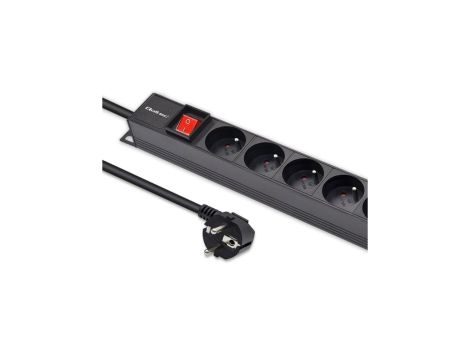 Qoltec Aluminiowa Listwa zasilająca PDU do RACK 16A 16 x FRENCH Pionowa 1.8m