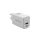 Qoltec Ładowarka sieciowa 45W GaN 5-20V 1.5-3A 1 x USB-C PD 1 x USB QC 3.0 Biała