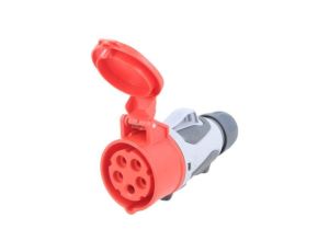 Złącze zasilające 3-fazowe AC, gniazdo żeńskie, 16A/400VAC 2153-6TT