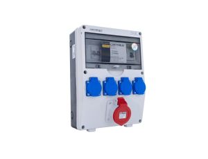 Rozdzielnica TD-S/FI 16A/5P 4x230V FR przycisk bezpieczeństwa 1482