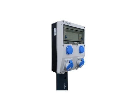 Rozdzielnica na stojaku TD-CAMP FI/LS 2x16A/3P 2x230V 1703