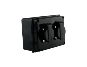 Puszka hermetyczna z gniazdami 230V Schuko IP54 6.82105 Marlanvil 2406