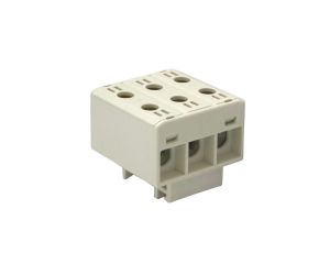 Złączka szynowa uniwersalna ETB 35/1x3 (L1,L2,L3) Al/Cu elektryczna śrubowa 6 otworów do kabli Elektro Becov