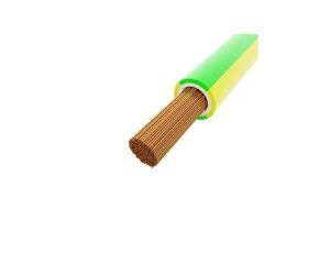 Przewód 6mm2 żół.-ziel. H07V-K 100m Linka sterownicza BiTOne 450/750V 5555