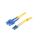 QOLTEC-54032 Patch cord światłowodowy LC/UPC,SC/UPC 2m Światłowód: 9/125um