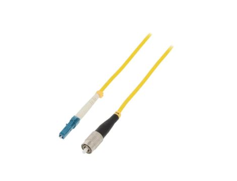 QOLTEC-54053 Patch cord światłowodowy FC/UPC,LC/UPC 3m Światłowód: 9/125um