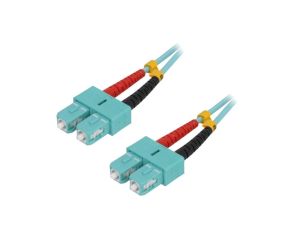 FP3SC01 Patch cord światłowodowy OM3 SC/UPC,z obu stron 1m LSZH