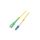 QOLTEC-54335 Patch cord światłowodowy LC/UPC,SC/APC 20m LSZH żółty