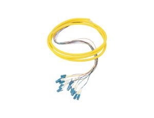 Pigtail światłowodowy LC/UPC,włókno 2m Wej: włókno x12 54359