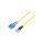 QOLTEC-54059 Patch cord światłowodowy SC/UPC,ST/UPC 1m Światłowód: 9/125um