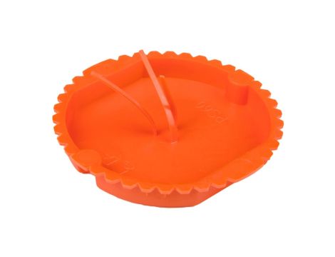 Zaślepka puszki, pokrywa sygnalizacyjna 60mm okrągła ceglasta PK-60 0202-02 /100szt/