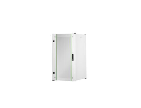 Szafa sieciowa stojąca Hyper Pro 19 22U rack 600x800, drzwi przód szyba, szary, 1000kg DN-51004