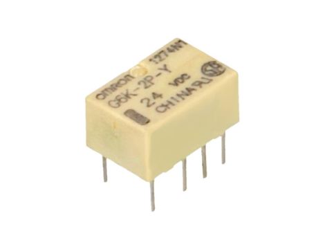 G6K-2P-Y-24DC Przekaźnik: elektromagnetyczny DPDT Ucewki: 24VDC 0,3A/125VAC
