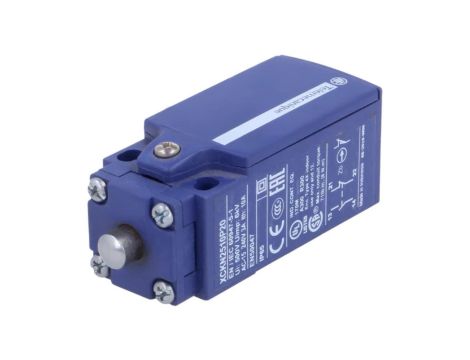 XCKN2510P20 Wyłącznik krańcowy trzpień Ø8mm NO + NC 10A max.240VAC IP65