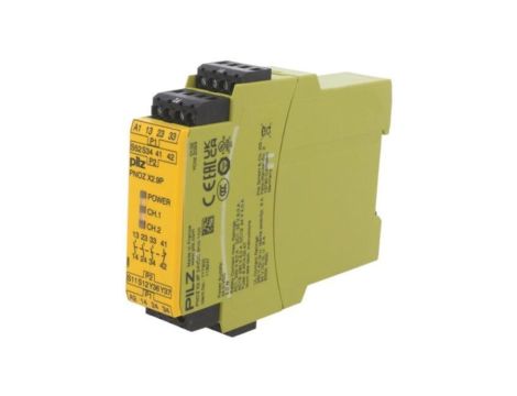 PZ-777300 Moduł: przekaźnik bezpieczeństwa, Uzas: 24VDC, Input: 2, Output: 4, IP40
