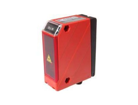 Czujnik laserowy przycisk, 90x70x30 mm, 18-30 V DC, 2x PNP/NPN push/pull, 1 V ... 10 V, 5-stykowe złącze wtykowe M12, IP67