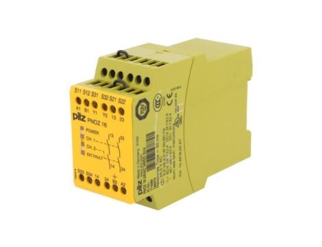 774060 Moduł: przekaźnik bezpieczeństwa, 24VAC, Uzas: 24VDC, Styki: NO x2