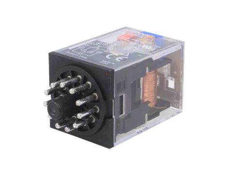 MKS3PI-5-24DC Przekaźnik: elektromagnetyczny 3PDT Ucewki: 24VDC 10A/250VAC