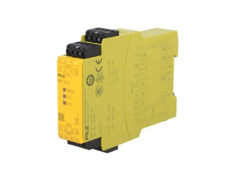 PZ-774139 Moduł: przekaźnik bezpieczeństwa, Uzas: 24VDC, Input: 2, Output: 5, IP40