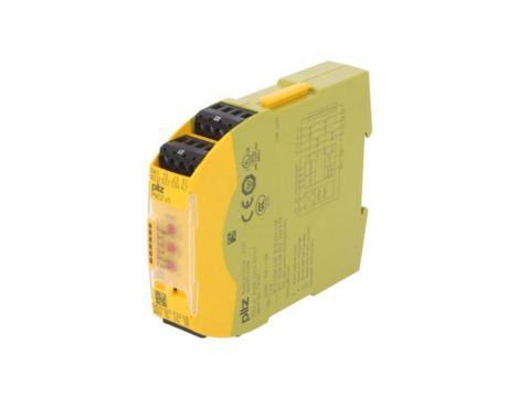 PZ-750105 Moduł: przekaźnik bezpieczeństwa, Uzas: 24VDC, Input: 3, Output: 4, IP40