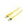 09488447745010 Patch cord S/FTP 6a linka Cu PUR żółty 1m 27AWG Żyły: 8