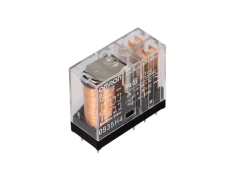 G2R-2-12DC Przekaźnik: elektromagnetyczny DPDT Ucewki: 12VDC 5A/250VAC