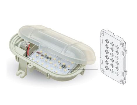 Oprawa kanałowa OWAL LED Slim 5W 4000K 230V IP44 D.3165-BN-5W