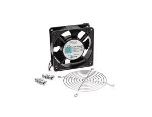 Zestaw: wentylator DN-FAN120S, osłona metalowa DN-FAN120/GR, wkręt DN-FAN-M4.8 - 8 szt DN-FAN120S-KIT