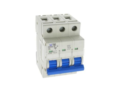 Wyłącznik instalacyjny nadprądowy nadmiarowoprądowy 3P 3M C 63A 6kA 490471 EBS9B