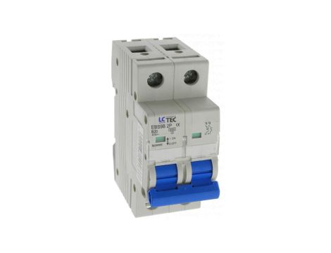 Wyłącznik instalacyjny nadprądowy nadmiarowoprądowy 2P 2M B 20A 6kA 492666 EBS9B