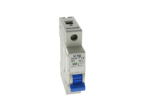Wyłącznik instalacyjny nadprądowy nadmiarowoprądowy 1P 1M B 6A 6kA 490488 EBS9B