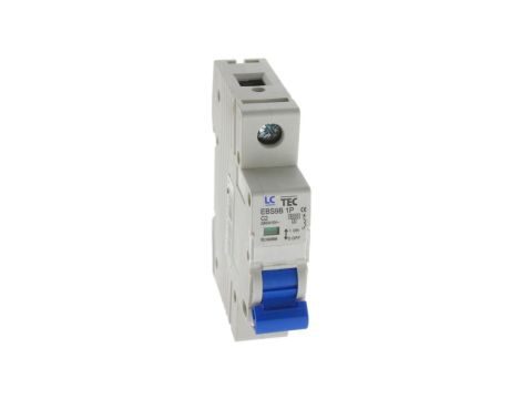 Wyłącznik instalacyjny nadprądowy nadmiarowoprądowy 1P 1M C 2A 6kA 491416 EBS9B
