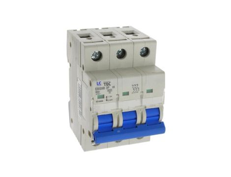 Wyłącznik instalacyjny nadprądowy nadmiarowoprądowy 3P 3M B 50A 6kA 492642 EBS9B