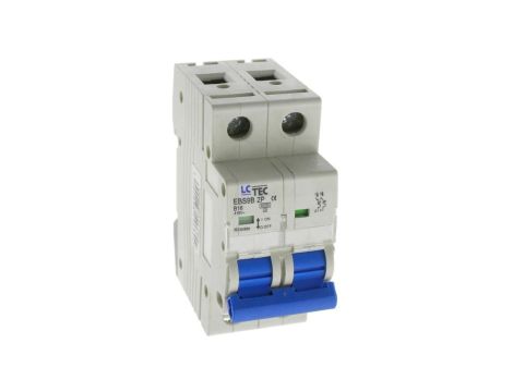 Wyłącznik instalacyjny nadprądowy nadmiarowoprądowy 2P 2M B 16A 6kA 496824 EBS9B