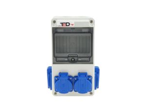 Rozdzielnica budowlana 4x250V 16A 5 modułów IP44