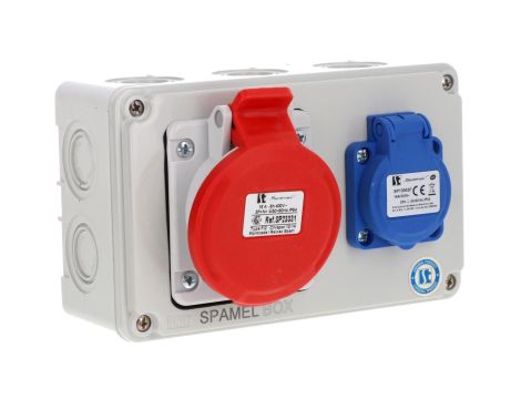 Rozdzielnica 5x16A 3x16A INA=16A IP54 SB-001705-S0010-54