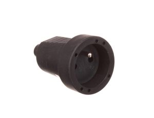 Gniazdo przenośne z/u guma IP20 250V~ 16 A czarne 12146