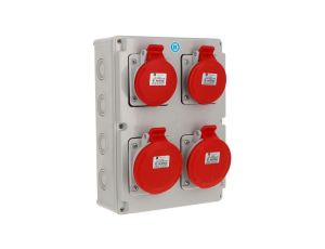 Rozdzielnica 2x5x32A 2x5x16A INA=32A IP54 SB-003005-S0040-54